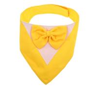 Milisten Formal Dog Tuxedo Bandana with Bowtie Adjustable Pet Scarf for Weddings Birthdays Soft Wedding Accessories for Small to Large Dogs