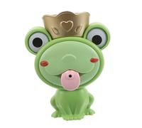 Milisten Frog Bathtub with Suction Cup for Safe Soft Material Interactive Water-driven Windmill Non-slip Attachment Educational Bath Sprinkler for Water Play