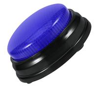 Milisten Funny Sound Button with Light and Victory Sound Prank Prop for Party Favors Office Game Buzzers for Quiz Competitions and Talent Show Activities Plastic Battery Powered Button
