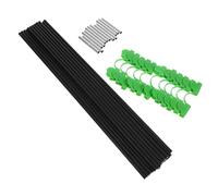Milisten Garden Greenhouse Hoops Set for Raised Beds with Adjustable Arched Design Durable Rods and Clips for Vegetable and Flower Netting Support Easy Installation and Space-Saving Grow Tunnel Hoops