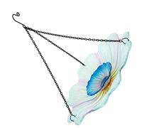 Milisten Garden Hummingbird Feeder with Hanging Design Decorative Bird Bath Container for Outdoors Easy to Clean Flower Shaped Bird Feeding Tool