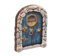 Milisten Garden Wooden Craft Fairy Door Creative Tree Hanging Decor for Use Enchanting Dollhouse Accessory for Realistic Fairy Door for Imaginative Play