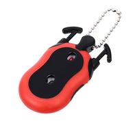 Milisten Goal Scorer Training Discs for Football Golf Bead Dual Counter Golf Scorer Clicker Counter Cuticle Remover Made of Quartz Stone Goal Counter Double Plastic Tool Red