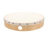 Milisten Goat Skin Hand Drum Boys and Girls Adults Singing Dancing Rhythm Training Musical Learning Traditional Design