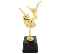 Milisten Gold Ballet Dance Trophy for Plastic Award Statue Elegant Ballet Dancer Design for Dance Competitions Recitals School Awards Trophy Souvenir for Excellence Recognition