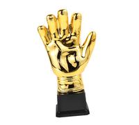 Milisten Gold Gloves Soccer Trophy Small Plastic Goalkeeper Award Cup for School and Amateur Matches Motivational Prize for Football Competitions and Celebrations