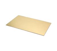 Milisten Golden Mirror Acoustic Guitar Pickguard Blank Material Sheet Pvc 3ply Non-deformation Easy to Split off DIY Pickguard for Guitar and Bass