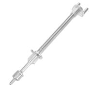 Milisten Golf Cart Tie Rod Kit Front and Outer Link with Ball End Holder, Iron Material, Easy to Install, Silver Golf Cart Accessory Improving Performance