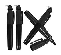 Milisten Golfing Marking Tool 4Pcs Black Line Pens with Triangle Hook for Target Point Identification on Golf Course