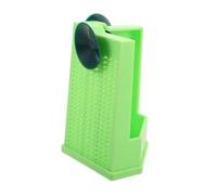 Milisten Green Plastic Suction Cup Reptile Feeder Bowl for Terrarium | Wall-mounted Glass Setup, Escape-proof Hanging Dish, Suitable for Crickets and Other Reptile Feed