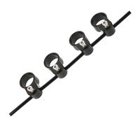 Milisten Guitar Finger Trainer for Beginners and Adults Finger Expander with Safe Practice Design Made of Sturdy Abs and Silicone Portable Guitar and Bass Practice Tool and Strengthening