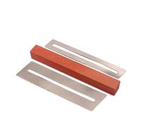 Milisten Guitar Fret Polishing Beam Kit with Sanding Stone and Fret Protectors and DIY Luthier Work Brown