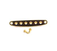 Milisten Guitar String Ferrules for Bass Guitar Golden Through-body String Mounting Ferrules Accessories