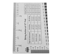 Milisten Guitar String Height Gauge Action Gauge Neck Ruler for String Height Measurement Measuring Tool for Instrument Maintenance and Repair