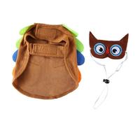 Milisten Halloween Owl Costume for Dogs and Cats Comfortable Pet Outfit Wear Resistant Creative Design for Holiday Parties Stand Out Style