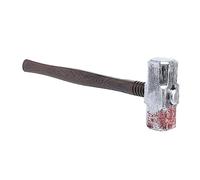 Milisten Halloween Plastic Hammer Prop with Blood Design Lightweight Prank for Carnival and Cosplay Party Decoration Halloween Hammer Decor