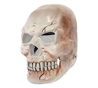 Milisten Halloween Skull Mask with Movable Mouth Realistic Creepy Skull Face Decoration for Cosplay Masquerade and Halloween Parties