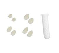 Milisten Halloween Vampire Teeth Resin Artificial Fangs for Cosplay Party Props False Teeth for Devils Werewolves Scary Role Play Accessories