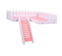 Milisten Hamster Cage Platform Pallet Small Pet Toy for Russian Dwarf Hamsters Climbing Ladder Playground Decor