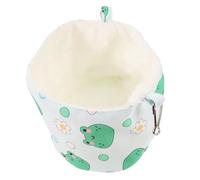 Milisten Hamster Nest Hammock Cozy Hanging Sleep Bag for Small Pets Breathable Cute for Hamsters Parrots and Other Small Animals
