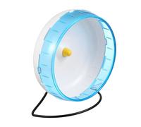 Milisten Hamster Running Wheel with Stand Durable Quiet Exercise Wheel for Small Pets Like Hamsters Rats Mice Promotes Muscle Building Mental Health and Stress Relief Blue Φcm
