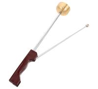 Milisten Handheld Prayer Bell Automatic Handle Traditional Chinese Musical Instrument Qing for Temple Rituals Zen Meditation