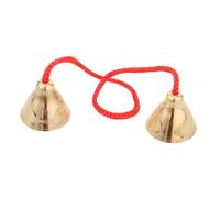 Milisten Handheld Tibetan Healing Bells for Boys and Girls Musical Education Brass Percussion Instrument Sound Bath Meditation Spiritual Balance
