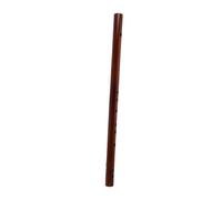 Milisten Handmade Bamboo Short Flute D Key Traditional Chinese Woodwind Instrument for Beginners Adults and No Membrane Simplified Play Practice and Performance