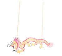 Milisten Handmade Chinese Traditional Shadow Puppetry Dragon Craft for Fine Motor Skills Educational Puppet for Family Pretend Play and Cultural Learning Random Accessory Included