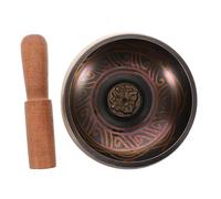 Milisten Handmade Tibetan Singing Bowl with Mallet for Spiritual Sound Healing Meditation Yoga Relaxation Calming Music Bowl Crafted by Nepalese Artisans for Mindfulness and Buddhist