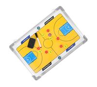 Milisten Hanging Basketball Whiteboard with Aluminum Alloy Frame Smooth Erasable Surface for Coaching and Game Strategy Interactive Passing and Drill Board for Coaches and Team Training