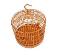 Milisten Hanging Bird Cage for Parrots Birdcage Safety Door Vintage Design for Budgies Cockatiels and Finches Spacious and Stylish Home Decor for Birds