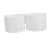 Milisten Hanging Pet Bowl Set Easy Install Dog and Cat Feeder for Crate Sturdy Abs Material Universal Size for Small Animals