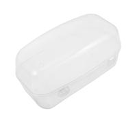 Milisten Hard Shell Diving Mask Case Clear Plastic Container for Scuba Snorkeling Storage Lightweight Portable Beach Gear Organizer for Adults and Summer Sports