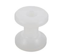 Milisten Heavy Duty Nylon Anchor Roller for Boats Thick White Wheel Replacement Accessory for Yacht and Kayak Anchor Launching Easy Install with Wear-visible Design