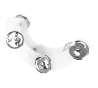 Milisten Hi Hat Cymbal Tambourine Double Row Drum Set Accessory with Sound Durable Construction for Beginners Professionals for Musical Performances and for Drummers