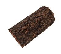 Milisten Hollow Log Hide 25x10in Terrarium Wood Tree Bark Hide Coffee Colour Multi-species Compatibility Stable Bioactive Setup Shelter for Breeding Periods and Aquariums
