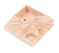Milisten Household Reptile Food Container Lifelike Feeding Dish for Tortoise Habitat Easy to Clean Reptile Water Bowl for Terrarium Decoration and Pet Feeding