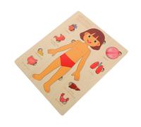 Milisten Human Body Puzzle Toy for Kids 1 Set Anatomy Learning Tool Colorful Organ Pieces Educational Cognitive Development Game for Toddlers and Children