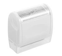 Milisten Identity Theft Prevention Roller Stamp and User-Friendly Design with Reliable Performance White Plastic Security Blockout Stamper for Bank Statements and Documents for Privacy