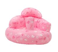 Milisten Inflatable Boy Girl School Seat Highchair for Toddlers Soft PVC Booster Seat Bath Shower Chair Comfortable Sitting-up Chair