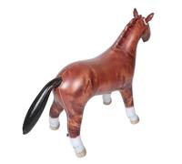 Milisten Inflatable Horse Model for Educational Jungle Animal Safe Sturdy Decor Lifelike Design Indoor Outdoor Party Prop for Photos