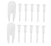 Milisten Inflatable Yoga Ball Plug Set Replacement Air Stoppers for Fitness Equipment Durable Plastic Valve Pins for Yoga Balls and Inflatable