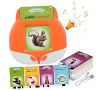 Milisten Interactive Flash Cards for Dual Language Learning Spanish English Engaging Activities Speech Development