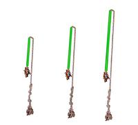 Milisten Interactive Small Green Dog Flirt Pole Durable Pet Teaser for Mental Exercise and Training Safe Material Chasing to and Strengthen Bond