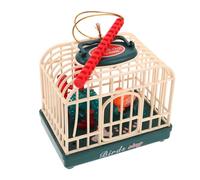 Milisten Interactive Sound Activated Bird Toy with Realistic Chirping and Movements Battery Operated Lifelike Bird Cage Decoration for Boy Girl Outdoor Fun with Engaging Play and Nature