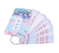 Milisten Japanese Learning Cards for Beginners Hiragana Katakana Alphabet Flashcards Educational Japanese Vocabulary Practice with Rounded Corners Portable Study Tool for Self-study