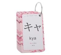 Milisten Japanese Learning Cards for Beginners Pocket Educational Tool Phonetics Vocabulary Self-study Boys and Girls