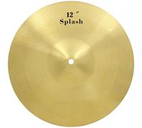 Milisten Jazz Drum Cymbal Metal Practice Crash Cymbal for Low Volume for Drum Accessories and Home Practice Sessions