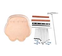 Milisten Kalimba Thumb Piano Set Portable Musical Instrument 17 Key with Acrylic and Metal Construction Easy to Learn DIY Finger Instrument for Beginners and Boys and Girls for Home